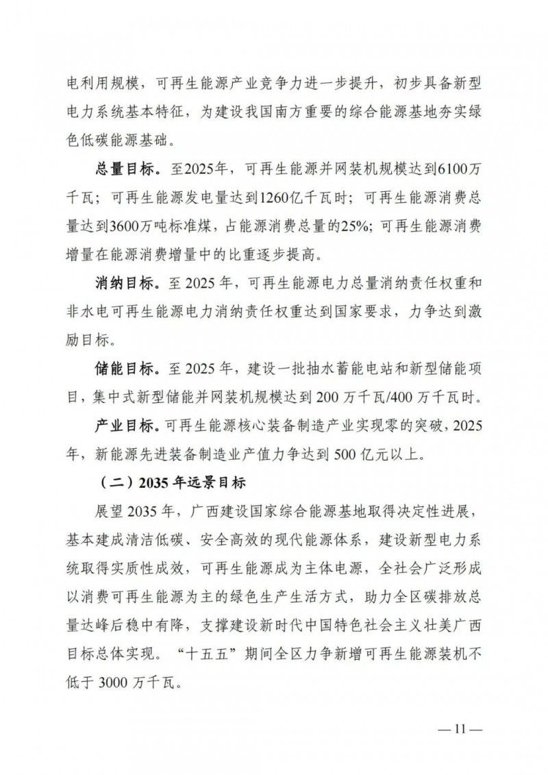 廣西“十四五”規(guī)劃：大力發(fā)展光伏發(fā)電，到2025年新增光伏裝機(jī)15GW！